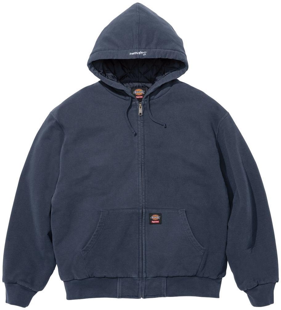Supreme®/Dickies® Quilted Lined Zip Up Hooded Sweatshirt view 18